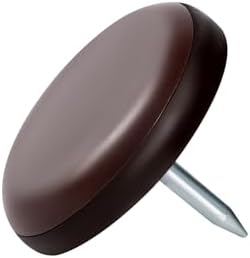 Furniture Glides Sliders-Furnigear PTFE (Teflon) Chair Leg Movers Sliders for Carpet Surface - Move Your Furniture Easily & Safely - Best Floor Protector (1-1/4", Brown-24pack) - Image 6