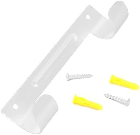 Ironing Board Holder Wall Mount, Ironing Board Hanger Organizer with Screws, Wall Rack for Y-Leg and T-Leg Ironing Boards, Laundry Room Storage Organizer,White - Image 6