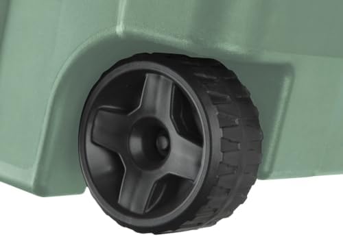 Storage Bins with Lids 2 Pack, 40 Gal Wheeled Tote, Green Sage, Heavy Duty - Image 7