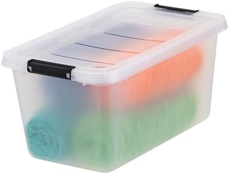IRIS USA 6-Pack 13.5 Quart Clip Box with Latching Lid - Image 7