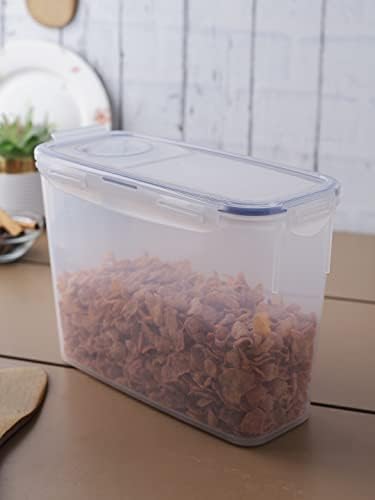 LOCK & LOCK LocknLock Easy Essentials Food Storage with Flip Lid/Airtight container, BPA Free, 10.1-Cup, Clear - Image 6