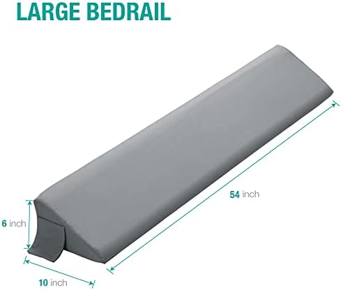 Vekkia Full Wedge Pillow Headboard for Bed Gap, Bed Gap Filler 54"x10"x6" - Image 6