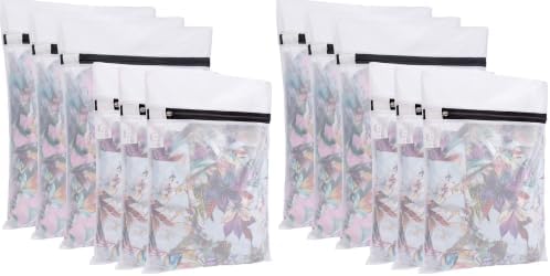 BAGAIL Laundry Bags Mesh Wash Bag for Intimates Lingerie and Delicates,6Pcs(3L,3M) (Pack of 2) by BAGAIL