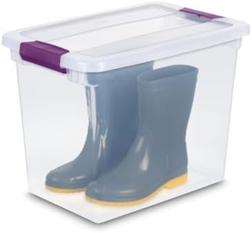 Sterilite ClearView Latch Boxes, Storage Bins with Lids, 27 Quart, 6-Pack - Image 6