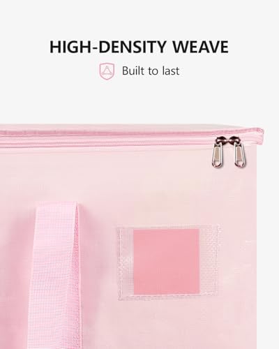 Moving Bags Heavy Duty Extra Large 110LBS Storage Bags, 8 Pack-Pink - Image 7