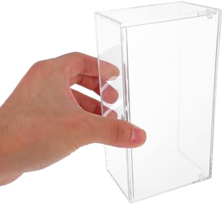 STOBAZA Acrylic Dryer Sheet Box with Lid, Large Capacity Laundry Pad Organizer for Bathroom and Laundry Room Storage and Organization - Image 7