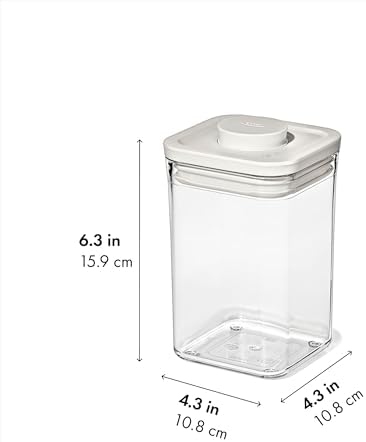 OXO Pet Food Storage POP Container - 1.1 Qt/1.0 L, Whisker Gray - Image 6