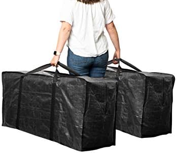 BAG-THAT! 68.5 GAL 4 Pack XXL Jumbo Extra Large Heavy Duty Stronger Handles Storage Bags Moving Totes Zippered Reusable Wrap Around Handle Storage Totes - Image 7
