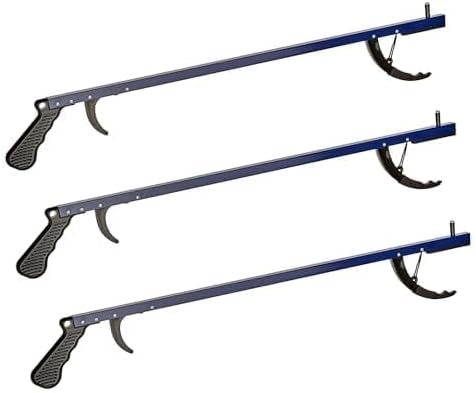 Cubii Health Reacher, Grabber Pickup Tool, Trash Picker Upper, Blue, 3-Pack - Image 6