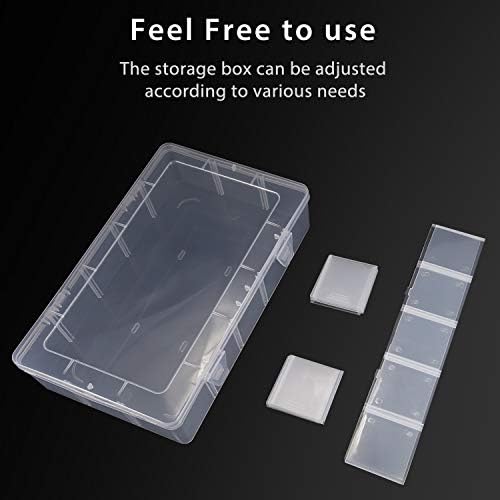 Umirokin 2 Pack 15 Grids Clear Plastic Organizer Box with Adjustable Dividers, Craft Storage Containers for Jewelry, Beads, Screws, Tackle Box, Washi Tapes, Small Parts Organizer for Arts and Crafts - Image 7