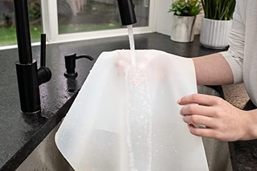 GASARÉ, Set of 2, Extra Large, Thick, Silicone Mats for Kitchen Counter, Heat Resistant Mats, Countertop Protector, Non-Slip, Easy to Clean, 25 x 17 Inches x 1.4mm, White - Image 6