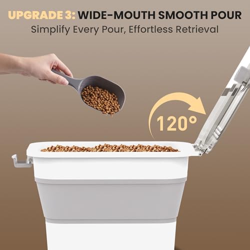 20-23 Lbs Dog Food Storage Container,Collapsible Dog Food Container - Image 6