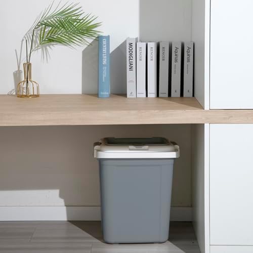 Airtight Pet Food Grey Storage Container, 23 Qt - Image 7