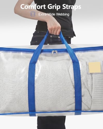 Heavy Duty Moving Bags Extra Large Clear Storage Bags, 12 Pack - Image 7