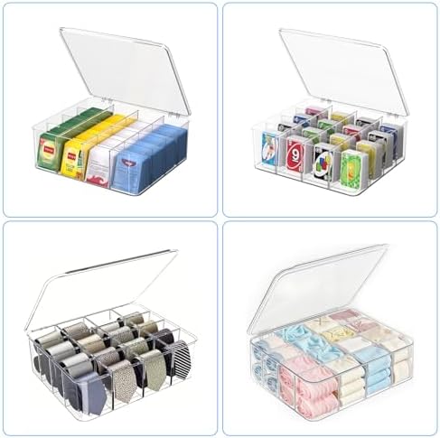 Tea Bag Organizer With Lid: XXL Tea Box for Tea Organizer And Storage - Image 6