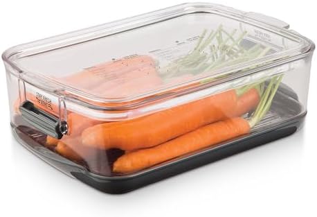 ProKeeper Produce Container, 3-Quart – Stay-Fresh Vent System for Small Peppers and Tomatoes, BPA-Free by ProgressiveInternational