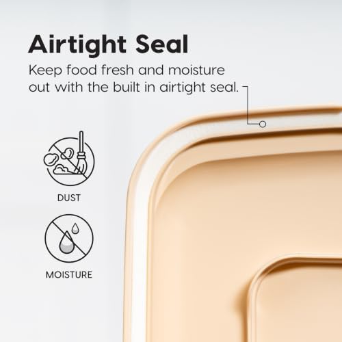 IRIS USA Dog Food Storage Container, Up to 13 lbs, Almond, Made in USA - Image 6