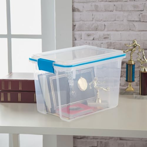 Sterilite Gasket Storage Box with Lids for Home & Office 20 Quart, 6-Pack - Image 6