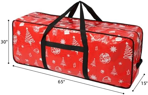 HOMEST Christmas Tree Storage Bag, Fits for 7.5-9 ft Xmas Artificials - Image 6