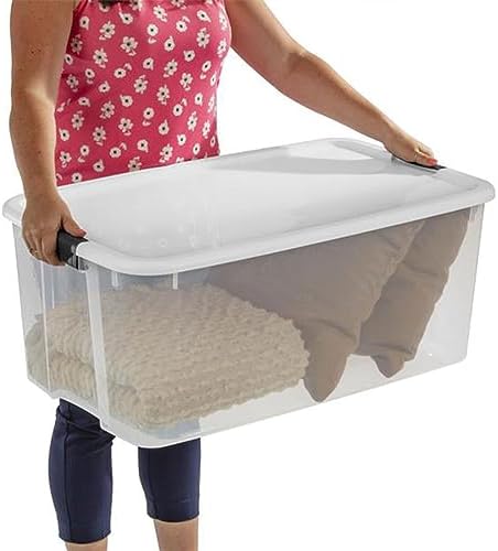 Sterilite Ultra Latch Box with Lids for Home and Office, 116 Quart, 8-Pack - Image 6