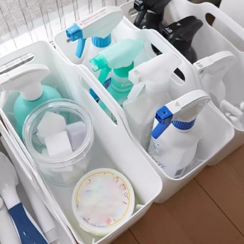 2 Pack Fridge Organizer Bins with Handle, PP Plastic Organizers - Image 6
