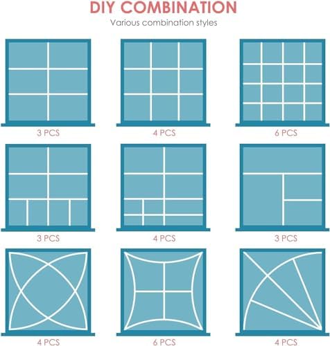 18Pcs Drawer Dividers, Adjustable Drawer Organizer for Socks, Underwear, Makeup, Can Help Tidy Kitchen, Bedroom, Dresser White - Image 7