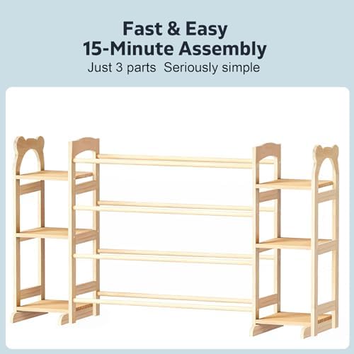 Toy Storage Organizer with 6 Shelves and 12 Bins, Toy Organizers and Storage Shelf with Bookshelf and Bookcase, Toys Box for Kids Room & Playroom & Bedroom & Nursery - Image 7