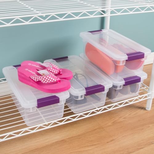 Sterilite ClearView Latch Boxes, Storage Bins with Lids, 6 Quart, 36-Pack - Image 6
