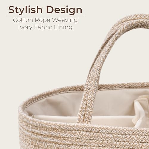 Diaper Caddy Organizer, Gift Basket for Baby Shower, Newborn Essentials - Image 5