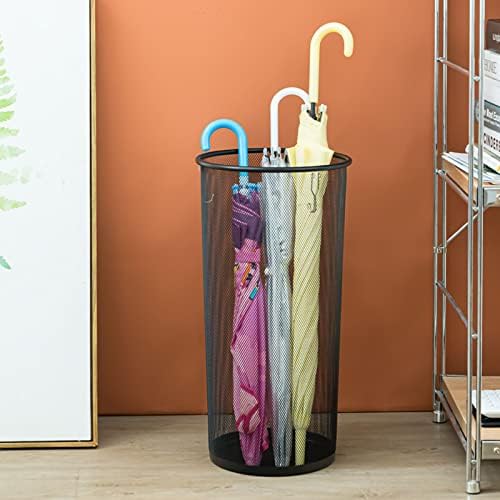 Youeon 2 Pack Large Umbrella Holder, 10.5x20 Inch Metal Mesh Umbrella Stand, Freestanding Bucket for Umbrellas, Canes, Walking Sticks, Wrapping Paper, Entryway, Home, Office, Hotel, Black - Image 7