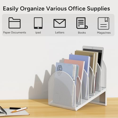 5-Section Desk File Organizer - Image 7