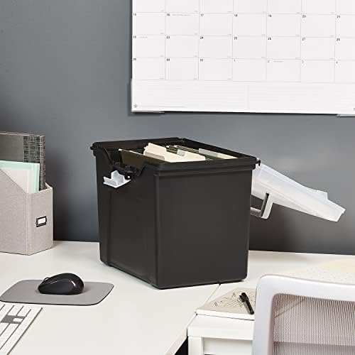 Staples File Folder Tote, Portable Filing Box for Letter Size Hanging Files - Image 6