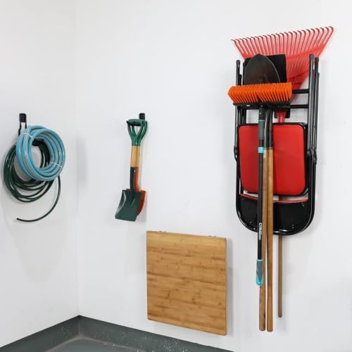 Wallmaster Wall Mount Garage Hooks, Heavy Duty Long Utility Storage Hooks - Image 7