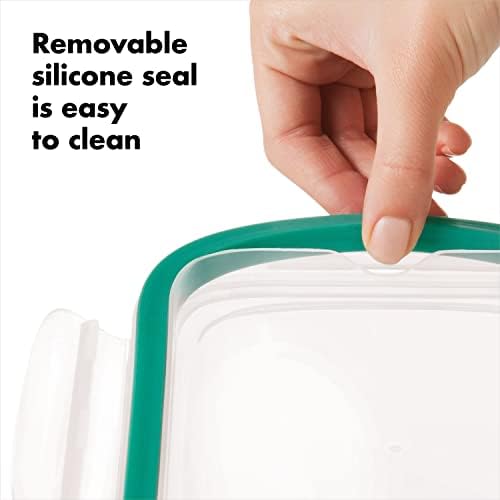 OXO Good Grips 3.5 Cup Smart Seal Airtight Glass Rectangle Food Storage - Image 6