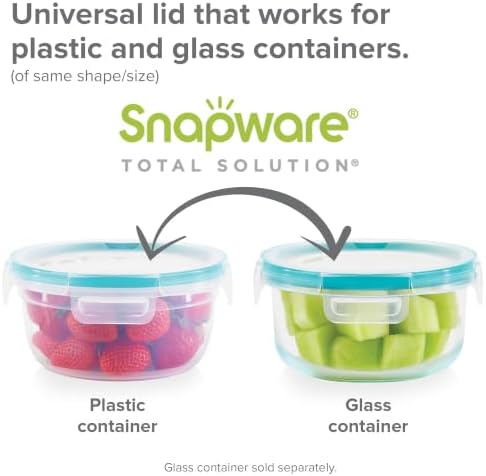 Snapware Plastic Total Solution 2-Pack (5.5 Cup) Food Storage Containers - Image 6