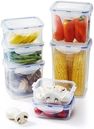 (Pack of 3) LOCK & LOCK Airtight Rectangular Tall Food Storage Container 43.96-oz / 5.49-cup - Image 4