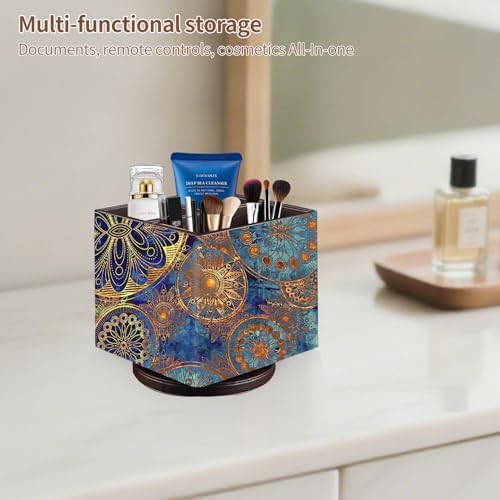 360°Rotatable TV Remote Control Holder/Caddy for Table,Nightstand Organizer - Image 7