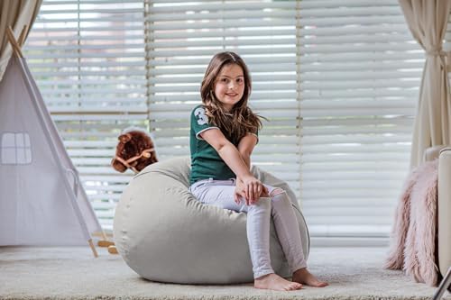 WEKAPO Stuffed Animal Storage Bean Bag Chair Cover for Kids - Image 7