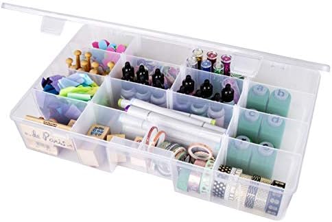 ArtBin XL Solutions Box Craft Organizer with Dividers, Clear - Image 6