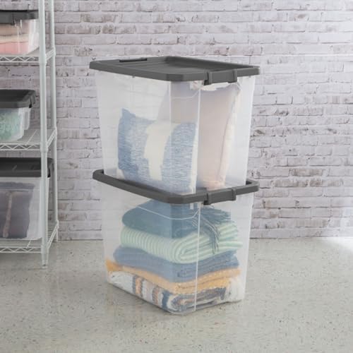 Sterilite Modular Stacker Box with Latching Lid, 108 Quart, 8-Pack - Image 7