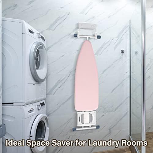 Alpinista Ironing Board Hanger Iron Board Wall Mount for Laundry Rooms, White - Image 6