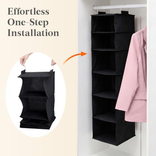 Lifewit Hanging Closet Organizer and Storage for Clothes 6 Tier - Image 6