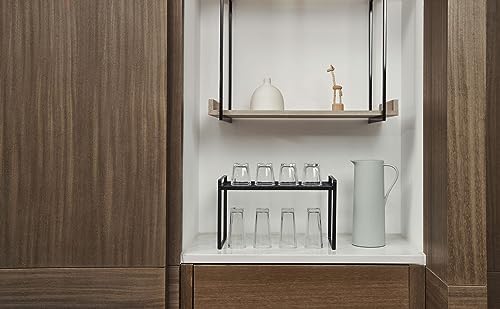 Shantton Cabinet Shelf Organizer, Pantry Shelf Rack, Black 16.1x10.6x9.5 - Image 7