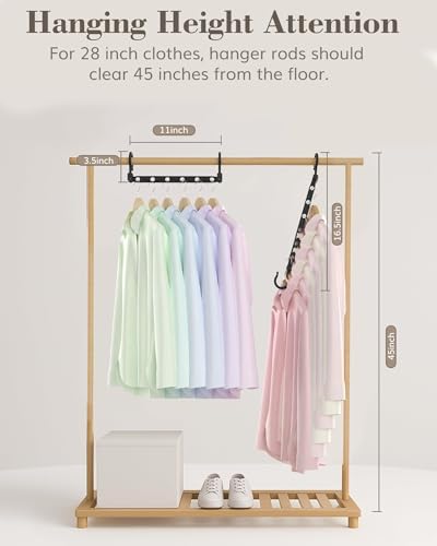 Space Saving Hangers for 144 Clothes, Reinforced Collapsible Hangers - Image 7
