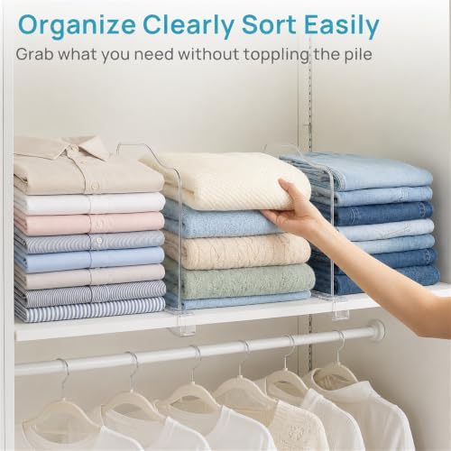 Vtopmart 12" Extra Tall x 11.7" Deep Shelf Dividers, 8 Pack - Image 6