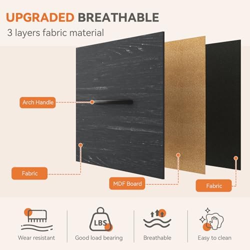 Sweetcrispy Dresser for Bedroom, 4 Drawer Storage Cabinet, Tall Nightstand - Image 6