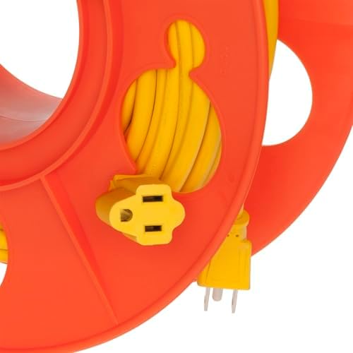 Bayco KW-130 Cord Storage Reel with Center Spin Handle, 150-Feet - Image 3