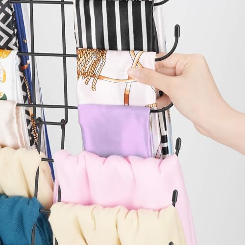 ZEDODIER 2 Pack Scarf Hanger, Scarf Organizer for Closet, Holds 40 Scarves - Image 6