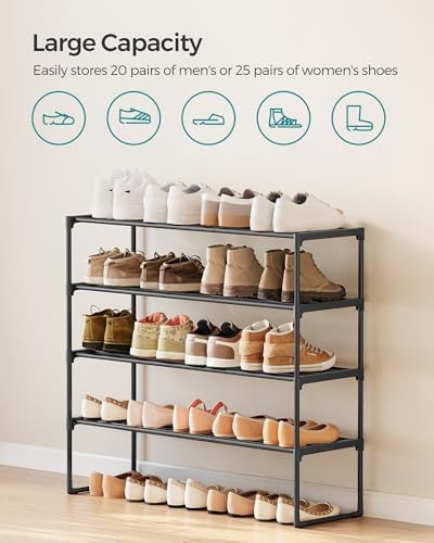 SONGMICS Shoe Rack, 4-Tier Shoe Organizer, Metal Storage Shelf - Image 6