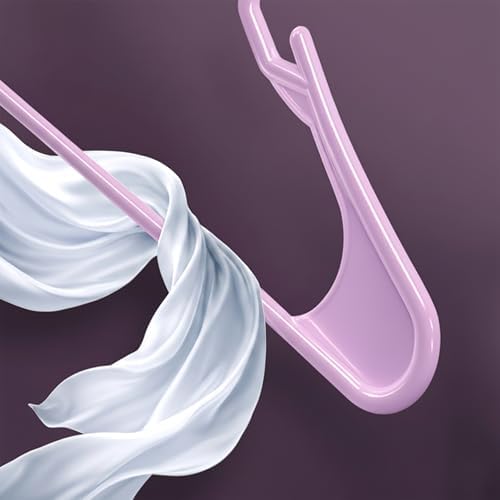 Utopia Home Plastic Hangers 30 Pack – Space Saving Clothes Hanger Pink - Image 6
